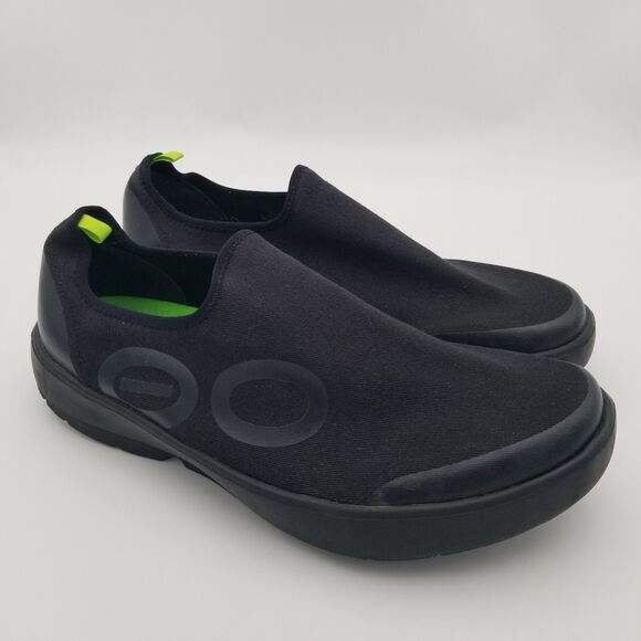 Oofos Oomg eeZee Low Black Slip-on Comfort Recovery Shoe Men\'s Size 13  EU 46 main image 6
